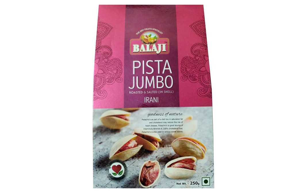 Balaji Pista Jumbo Irani   Box  250 grams